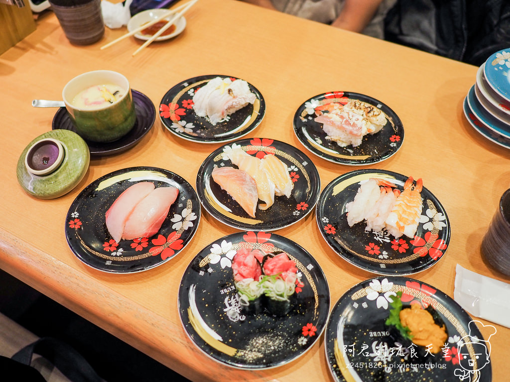 【日本】德兵衛迴轉壽司｜IPAD中文點餐｜意外好吃的關西機場美食