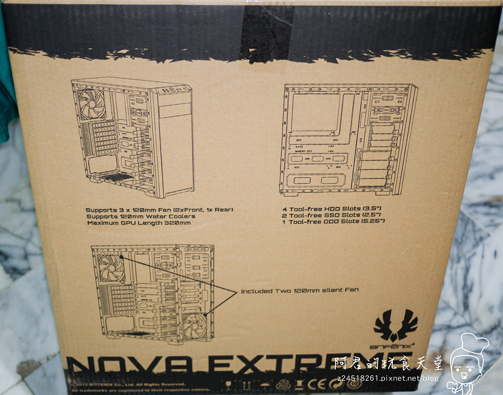 大側透平價靜音機殼BitFenix《NOVA Extreme》開箱