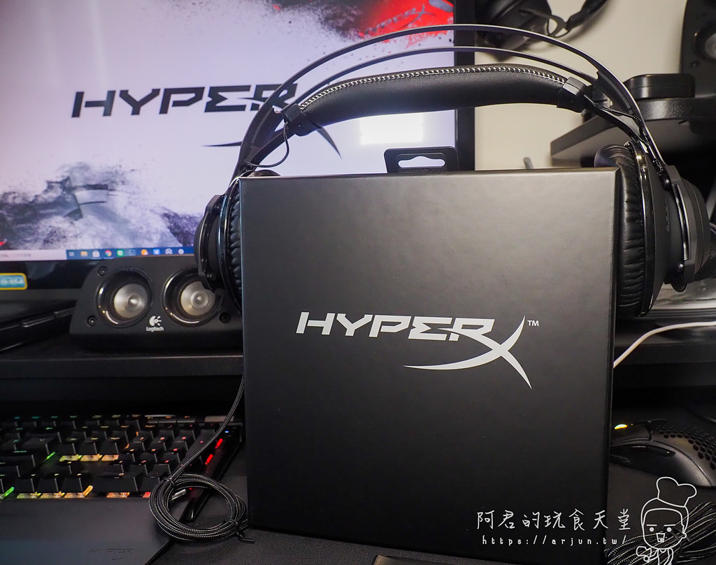 【開廂】HyperX Cloud Revolver 7.1｜還是老的好？搭配高階USB音效卡全新升級｜與耳機娘「黑葉娜娜」一同登場