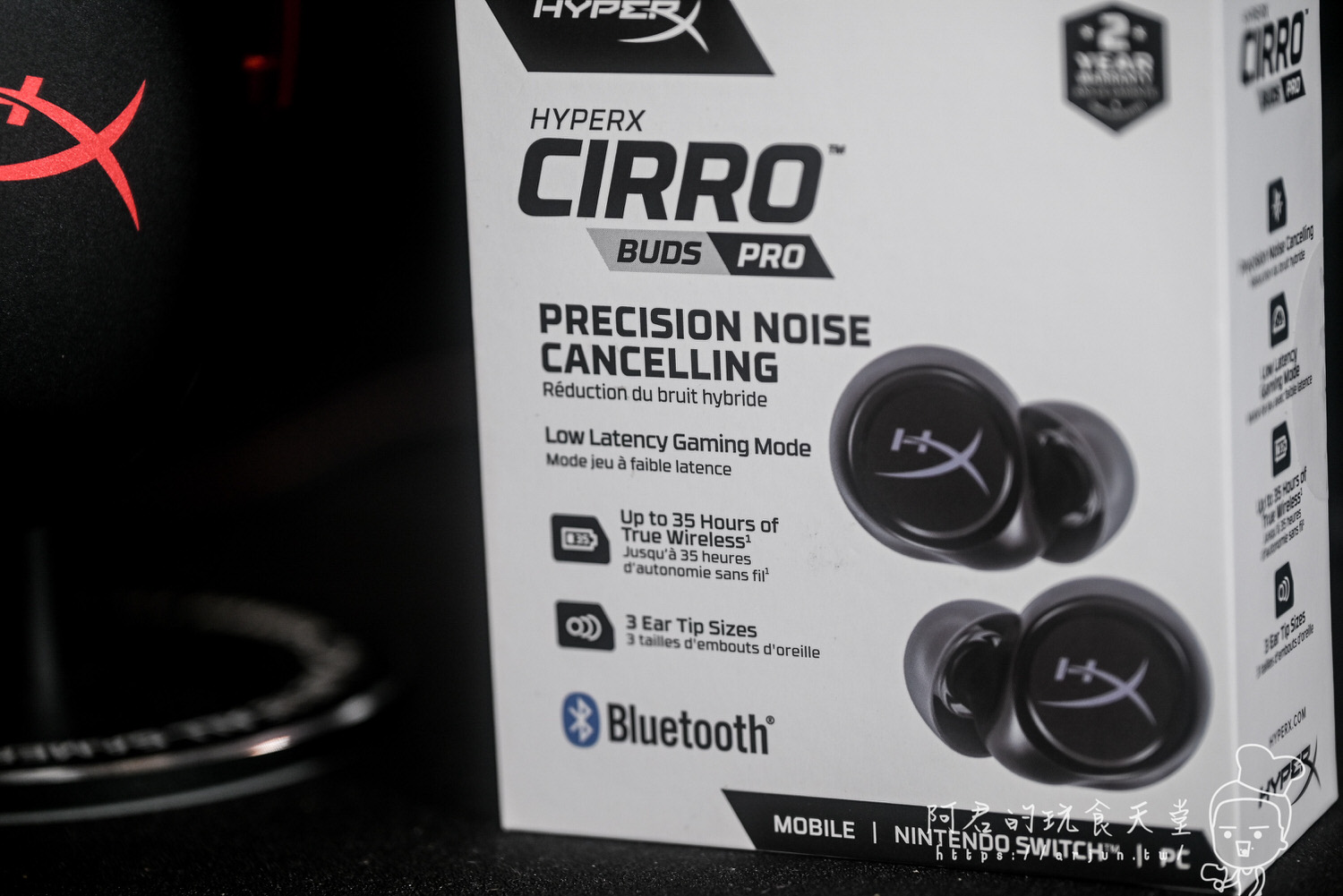 【開箱】HyperX Cirro Buds Pro｜複合式降噪加上長效電力，融入玩家日常生活的真無線入耳式藍芽耳機